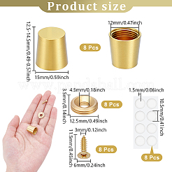 8 шт. латунные мебельные накладки&nbsp;KK-NB0004-14