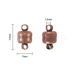 30 комплект 6-х цветных латунных магнитных застежек&nbsp;KK-CJ0001-63