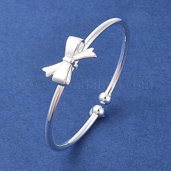 Латунные открытые браслеты-манжеты&nbsp;BJEW-P332-01S