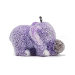 Подвески из флокированной смолы&nbsp;LS-RESI-P044-02A-P