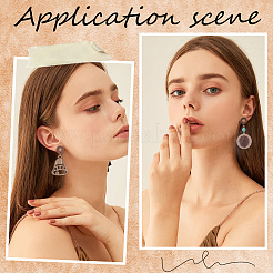 50 шт. деревянная фурнитура для сережек-гвоздиков&nbsp;FIND-SP0001-19A