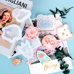 DIY ракетный шейкер / силиконовые Молды для ювелирных изделий с зыбучим песком&nbsp;DIY-I057-10