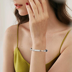 40 шт. 2-х цветные подвески-соединители из нержавеющей стали 304&nbsp;STAS-DC0016-37