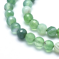 Натуральный полосатый агат / полосатый агат&nbsp;G-J371-11-6mm