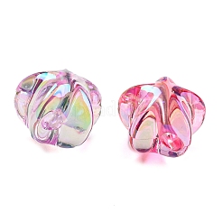 Уф-покрытие прозрачные акриловые бусины&nbsp;MACR-D024-13