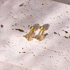 Серьга-гвоздик Heart 201 из нержавеющей стали&nbsp;NR5432-04