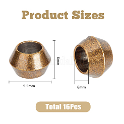 Латуни европейского бисера&nbsp;KK-FH0006-52