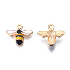 Подвески из эмалевого сплава с покрытием из легкого золота&nbsp;X-ENAM-R136-49