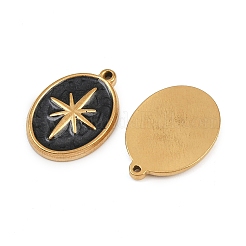 Подвески из нержавеющей стали 304 с эмалью&nbsp;STAS-I352-05G-03