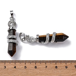 Природных тигровый глаз подвески&nbsp;G-A241-01P-08