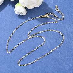 Латунные кабельные цепи ожерелья&nbsp;X-NJEW-K123-05G