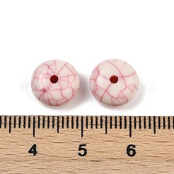 Акриловые бусины имитация бирюзы&nbsp;OACR-S047-17B