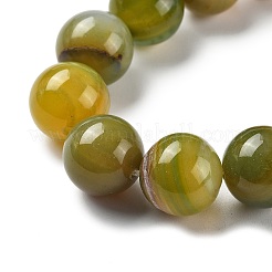Природные многоцветные агат бисер пряди&nbsp;G-A261-B14-14mm