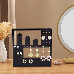 Непрозрачные акриловые подставки для серег&nbsp;EDIS-WH0016-017B