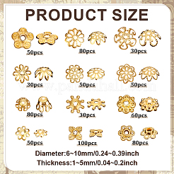 640 шт. 12-х стилистические колпачки из железа и сплава&nbsp;IFIN-PH0002-37