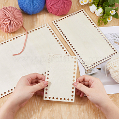 5 шт. 3-х видов деревянных донышек для корзин&nbsp;DIY-HS0002-15