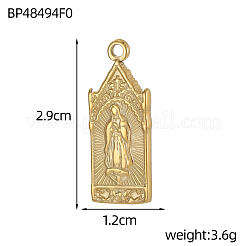 Подвески из нержавеющей стали 304&nbsp;STAS-OY007-14G