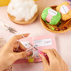 Набор для вязания крючком куклы слона и морской черепахи своими руками&nbsp;DIY-TAC0001-84