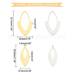 16 шт. 4 подвески из нержавеющей стали 201&nbsp;STAS-DC0002-77