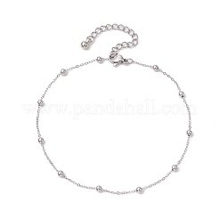 Браслеты на ногу с цепочкой из нержавеющей стали 304&nbsp;AJEW-AN00643-02