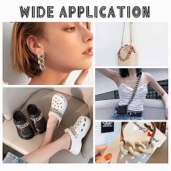 30 шт. 120 шт. 4 цвета УФ-покрытие АБС-пластик соединительные кольца&nbsp;CCB-PH0001-14