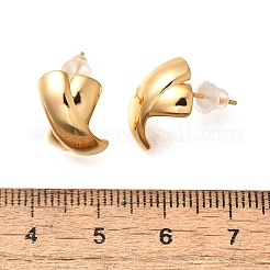 Латунь серьги&nbsp;EJEW-Z083-02G