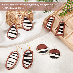 Набор для изготовления сережек с подвесками в форме геометрии своими руками&nbsp;DIY-OC0009-77