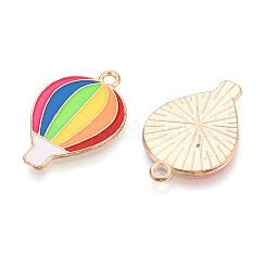 Подвески из сплава с эмалью цвета радуги&nbsp;ENAM-K067-11