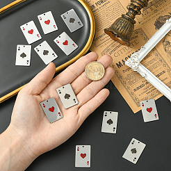 12 шт. 2 стиля эмалевых подвесок из нержавеющей стали 304&nbsp;STAS-SC0010-60