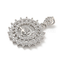 Стойки обшивки латунь микро проложить Циркон подвеску&nbsp;KK-T072-19P