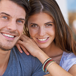 30шт. набор из 3-х цветных тонких железных браслетов для женщин&nbsp;BJEW-BC0001-29