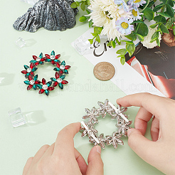 2шт сплав горный хрусталь цветочные украшения для обуви&nbsp;FIND-FG0002-49A