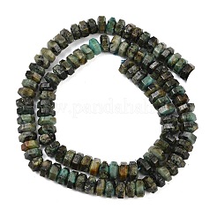 Бусы натуральная африканская бирюза (яшма)&nbsp;G-G317-A23-3X6MM