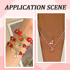 24 шт. 4-х цветные подвески из легкого сплава золота&nbsp;FIND-SC0019-71