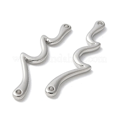 Латунные волнообразные соединительные подвески&nbsp;KK-S518-04P