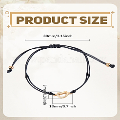 3шт браслеты из нержавеющей стали в форме сердца для дружбы&nbsp;BJEW-LP0002-42