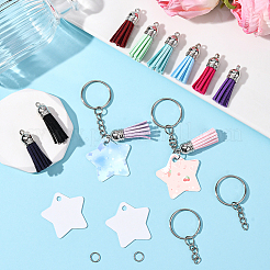 Наборы для изготовления брелока-подвески из алюминия с двусторонней термопередачей своими руками&nbsp;DIY-SP0005-26B