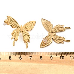 Серьги-гвоздики из нержавеющей стали 304 для женщин&nbsp;EJEW-K306-21G