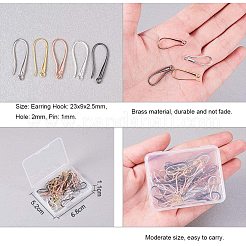 Латунные крючки для серьги&nbsp;KK-PH0034-89