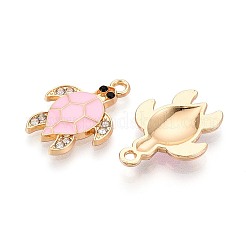 Rhinestone сплава и эмали подвески&nbsp;PALLOY-T092-40G-02