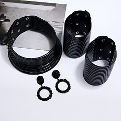 Африканский винтажный пластиковый и смоляной длинный воротник&nbsp;FS-WGD976E-04