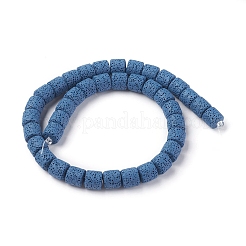 Бусы из натуральной лавы&nbsp;G-F671-04B-07