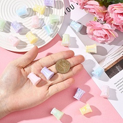 10шт акриловые бусины с УФ-покрытием&nbsp;MACR-YW0004-57