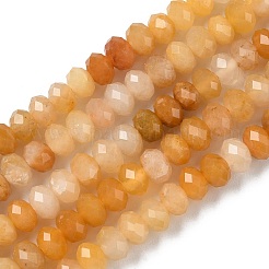 Природный Топаз нефритовый шарик нити&nbsp;G-D344-A36-01