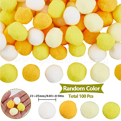 100шт помпон из полиэстера для кукол своими руками&nbsp;DIY-SC0028-08D