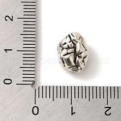 Сплавочные овальные бусины тибетского стиля &nbsp;TIBEP-L021-24AS