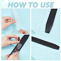 4 шт. шаблоны для ремней из акрила&nbsp;AJEW-WH0270-488A