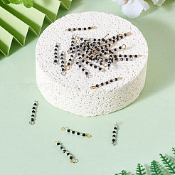 Прозрачные стеклянные бусины с соединителем&nbsp;PALLOY-TA00135