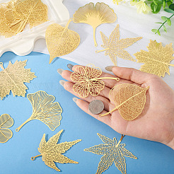 20 шт. 10 стиля латунных филигранных больших подвесок&nbsp;KKC-TA0001-03