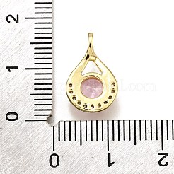 Латунные микро проложить кубического циркония подвески&nbsp;KK-K401-20G-02